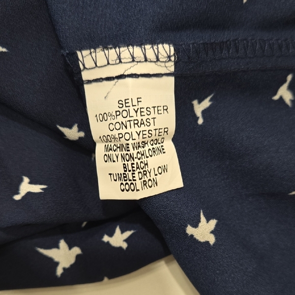 Papermoon- Navy Blue Halter Neck Women's Top **NWOT** - Picture 11 of 11